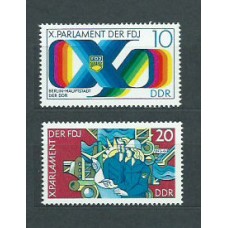 Alemania Oriental Correo 1976 Yvert 1809/10 ** Mnh