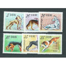 Alemania Oriental Correo 1976 Yvert 1831/6 ** Mnh Perros