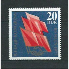 Alemania Oriental Correo 1977 Yvert 1895 ** Mnh Bandera