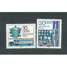 Alemania Oriental Correo 1978 Yvert 1985/6 ** Mnh