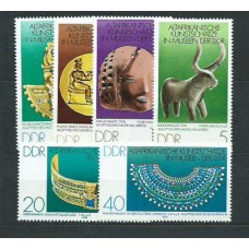 Alemania Oriental Correo 1978 Yvert 1999/2004 ** Mnh Antiguedades Africanas