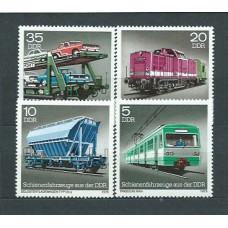 Alemania Oriental Correo 1979 Yvert 2079/82 ** Mnh Trenes