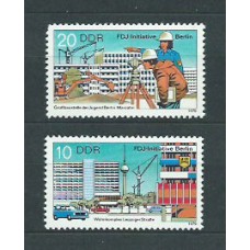 Alemania Oriental Correo 1979 Yvert 2091/2 ** Mnh