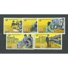 Alemania Oriental Correo 1981 Yvert 2241/5 ** Mnh