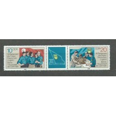 Alemania Oriental Correo 1981 Yvert 2264/5A ** Mnh