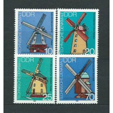 Alemania Oriental Correo 1981 Yvert 2312/5 ** Mnh Molinos de Viento