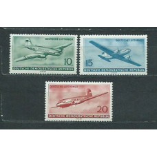 Alemania Oriental Correo 1956 Yvert 243/5 (*)