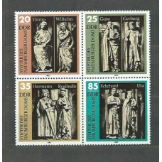 Alemania Oriental Correo 1983 Yvert 2451/4 ** Mnh Religión