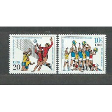 Alemania Oriental Correo 1983 Yvert 2457/8 ** Mnh Deportes