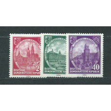 Alemania Oriental Correo 1956 Yvert 248/50 ** Mnh