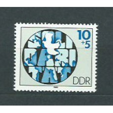 Alemania Oriental Correo 1985 Yvert 2573 ** Mnh Paloma