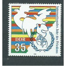 Alemania Oriental Correo 1986 Yvert 2657 ** Mnh Paloma