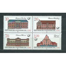 Alemania Oriental Correo 1987 Yvert 2687/90 ** Mnh