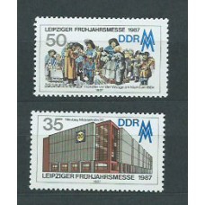 Alemania Oriental Correo 1987 Yvert 2700/1 ** Mnh