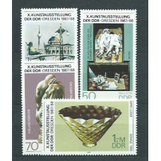 Alemania Oriental Correo 1987 Yvert 2740/3 ** Mnh