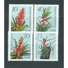 Alemania Oriental Correo 1988 Yvert 2761/4 ** Mnh Flores