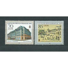 Alemania Oriental Correo 1989 Yvert 2841/2 ** Mnh