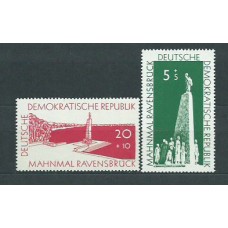 Alemania Oriental Correo 1957 Yvert 291/2 ** Mnh