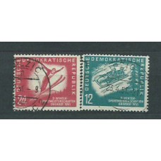 Alemania Oriental Correo 1951 Yvert 32/3 usado