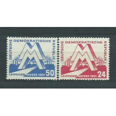 Alemania Oriental Correo 1951 Yvert 34/5 * Mh