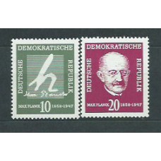 Alemania Oriental Correo 1958 Yvert 344/5 ** Mnh Personajes