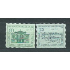 Alemania Oriental Correo 1959 Yvert 391/2 ** Mnh Música