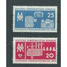 Alemania Oriental Correo 1959 Yvert 393/4 ** Mnh