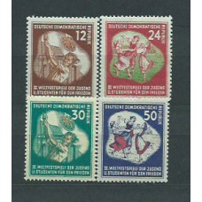 Alemania Oriental Correo 1951 Yvert 41/4 * Mh