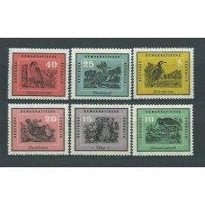 Alemania Oriental Correo 1959 Yvert 413/8 * Mh Aves