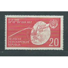Alemania Oriental Correo 1959 Yvert 437 ** Mnh Astrofilatelia