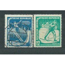 Alemania Oriental Correo 1952 Yvert 50/1 usado