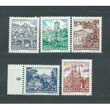 Alemania Oriental Correo 1961 Yvert 529A/31 ** Mnh Edificios historicos