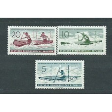 Alemania Oriental Correo 1961 Yvert 551/3 ** Mnh Deportes