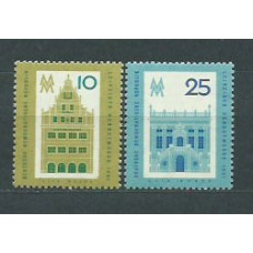 Alemania Oriental Correo 1961 Yvert 559/60 ** Mnh