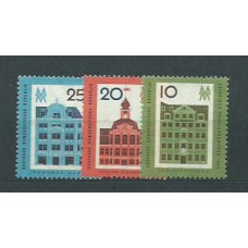 Alemania Oriental Correo 1962 Yvert 586/8 ** Mnh