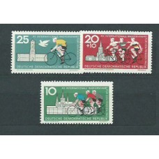 Alemania Oriental Correo 1962 Yvert 599/601 ** Mnh Deportes Ciclismo