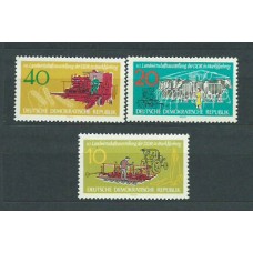 Alemania Oriental Correo 1962 Yvert 606/8 ** Mnh