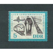 Alemania Oriental Correo 1962 Yvert  629 ** Mnh Avión Barco Tren