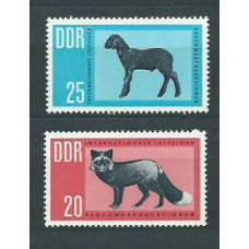 Alemania Oriental Correo 1963 Yvert 652/3 ** Mnh Fauna