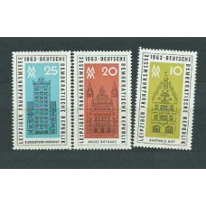 Alemania Oriental Correo 1963 Yvert 654/6 ** Mnh