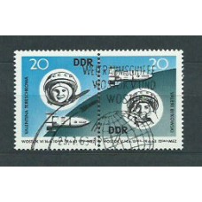 Alemania Oriental Correo 1963 Yvert 673/4 usado