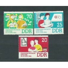 Alemania Oriental Correo 1964 Yvert 733/5 ** Mnh