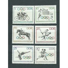 Alemania Oriental Correo 1964 Yvert 736/41 ** Mnh Juegos Olimpicos de Tokyo