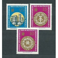 Alemania Oriental Correo 1965 Yvert 794/6 ** Mnh