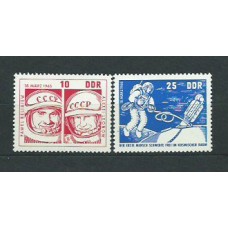 Alemania Oriental Correo 1965 Yvert 800/1 ** Mnh Astrofilatelia