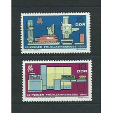 Alemania Oriental Correo 1966 Yvert 856/7 ** Mnh
