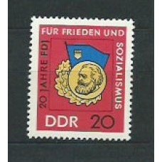 Alemania Oriental Correo 1966 Yvert 865 ** Mnh