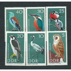 Alemania Oriental Correo 1967 Yvert 969/74 ** Mnh Aves