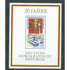 Alemania Oriental Hojas 1969 Yvert 24 ** Mnh