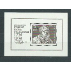 Alemania Oriental Hojas 1974 Yvert 35 ** Mnh Personaje